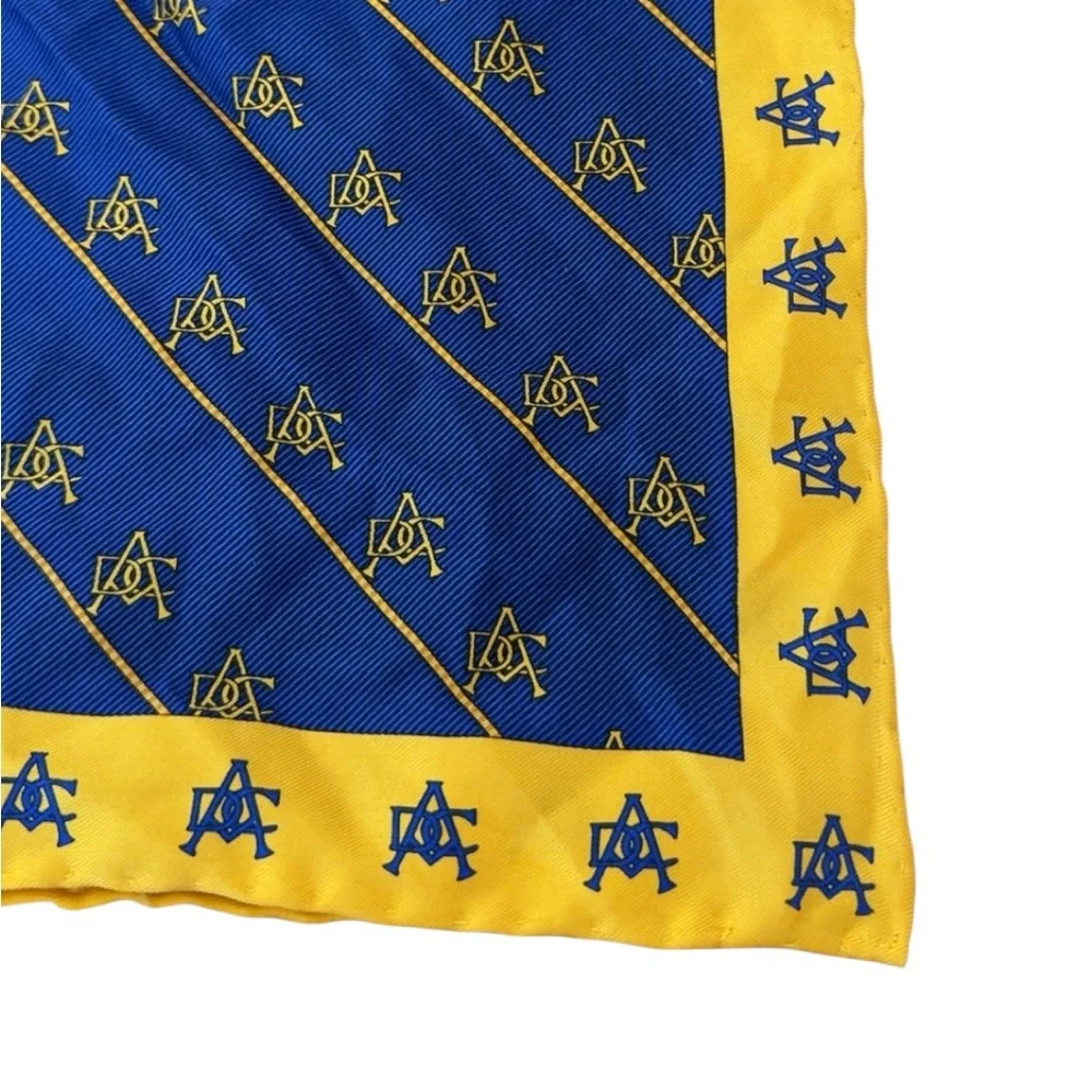 Rockmount Ranch Wear‎ Denver Athletic Club Limited Edition 100% Silk Scarf 33.5”